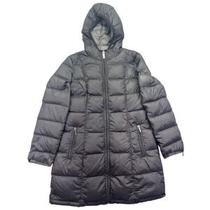 Michael Kors Packable Down Puffer Coat Hooded‎ Lightweight Jacket PS Boho Grunge